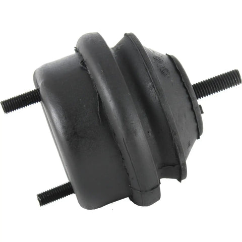 Dead On Front Right Hydraulic Engine Mount For 1987-1991 Buick Chevy Olds Pontiac Beretta Grand Am Skylark Cutlass 2.3L Four Cylinder Passenger Side side view of black motor mount with threads.