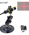 Red Cross Light Alignment Module With Focusable Locator For Screen Printing And Heat Press On Wood Cloth And Fabric Projects, 638nm 16mm Barrel, Adjustable Line Width, Class IIIr Output Under 5mW, Dustproof Design For Precise Positioning