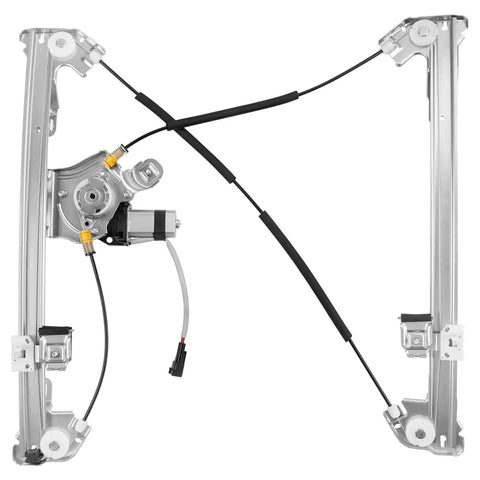 Ford F150 Front Left Window Regulator With Motor For 2004 2005 2006 2007 2008 Extended Cab 50 Inch Doors Replacement OE 741430 4L3Z1823201BA 6L3Z1823201BA Fits Front Driver Side Assembly Ready To Install Plug And Play, metal