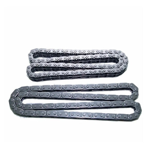 Heavy Duty Engine Timing Chain Kit For 2.5L Diesel L4 Yd22 Yd25 Engines Fits Nissa Almera X-Trail Hardbody King Cab And More With High Durability Low Maintenance Cost And Long Service Life, two metal chains