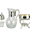 Glass Teapot With Warmer 50 Oz Vintage Espresso Kettle Heats Up Coffee Pot With Handle Heat Resistant Turkish Coffee Pitcher