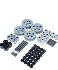 Top Shelf 180Mm Corexy 3D Printer Kit With Quick Swap Toolhead And Fully Packaged Printed Panels For Zero Headache Assembly accessories including gears and rollers.
