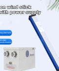 600mm Anti Static Ionizing Bar With Matching Power Supply, Static Elimination Rod, 0.8 Psi Air Connector And 1 Second Fast Discharge For Printing Film Electronics Production Line with power supply