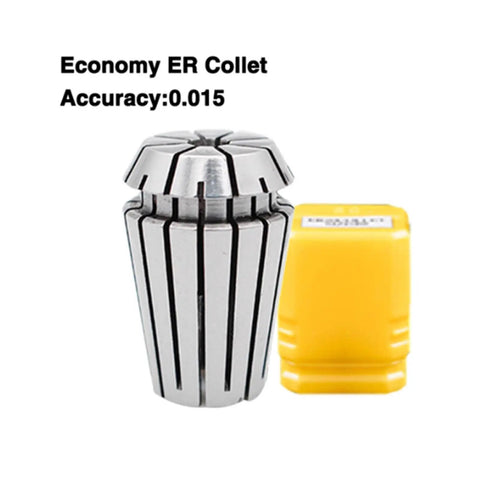 Premium ER11 ER16 ER20 Spring Collet Chuck For CNC Milling With Rock Solid Slip-Resistant Grip And Tight 0.008mm Runout Accuracy To Get Your Machining Job Done Right, showcasing a high-precision ER collet.
