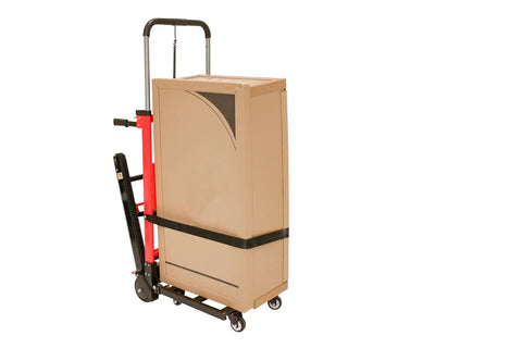 Heavy Duty Electric Hand Truck With 441 Lb Capacity And 160W Motor. Motorized Climbing Dolly for moving boxes and furniture.