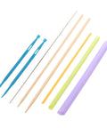 Tube Turner Sewing Tool For Waistbands And Drawstrings, Handy Loop Threading For Elastic And Fabric Tubes, No Fuss Works With Plastic Or Metal Materials, Perfect For DIY Sewing And Hand Knitting Crafts, set of plastic and metal tools