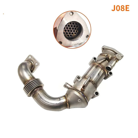 Heavy Duty 8EGR Valve Exhaust Pipe For J05E J08E Engines, Fits SK200 SK250 SK260 SK330 SK350-8 Excavators, Replacement Exhaust Pipe