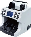 Bank Grade Mixed Denomination Money Counter With Counterfeit Detection Infrared Image UV MG IMG Sensors, side view