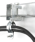 Beefy Heavy Duty Galvanized Steel Cable Clamps Set for pipes and conduits beam hanger wire hangers I beam clamps secure installation