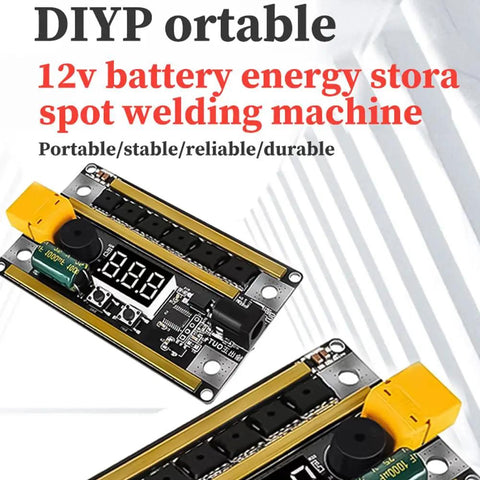 12V battery energy storage spot welding machine with digital display
