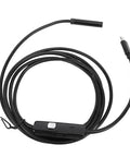 7mm Industrial Endoscope With 2MP HD Camera And Type C USB And Micro USB Interfaces 2m Cable coiled view