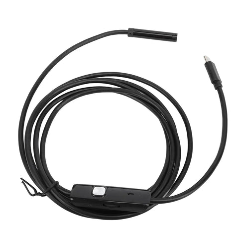 7mm Industrial Endoscope With 2MP HD Camera And Type C USB And Micro USB Interfaces 2m Cable coiled view