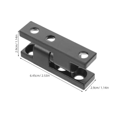 Close-up of detachable zinc alloy barrel style door hinges with integrated hinge and lock mechanism for electric cabinets.