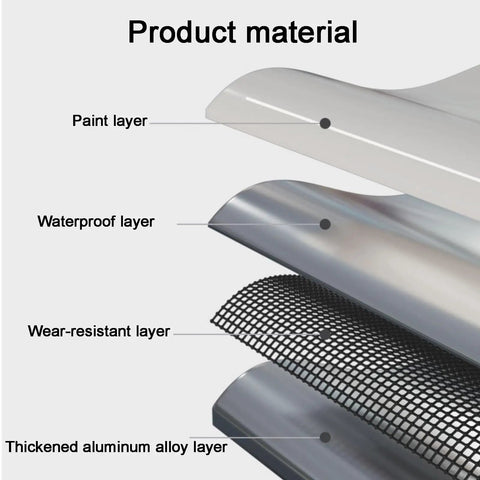 Rock Solid Aluminum Alloy Access Panel For Smooth Drywall Ceilings And Walls Snap Fit Invisible Vent Cover showing material layers.
