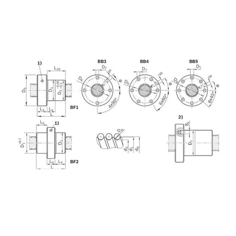 Heavy Duty Precision Ball Screw Nut Delivering Dead Smooth Linear Motion Transfer For Tough Industrial Machinery And Cnc Automation Rock Solid Grit And Real World Reliability