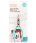 Teal Wire Cutters For Book Binding Tool on packaging, pro-grade heavy duty needle nose pliers for cutting metal binding wires