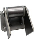 Badass 6 Piece Motor Mount Set for Chevy LS1 LS2 LS3 LS6 Engine Swap showing silver mild steel mount with poly bushings.