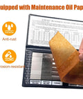 Ra0.05 to Ra12.5 Micrometer Surface Roughness Comparator Kit With 30 Specimens for Machinists and Metrology Pros - Pro-Grade Finish Gauges for Quality Control, Precision Machining, and Surface Texture Testing, with maintenance oil paper