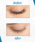 Before and after using Lash Free Lash Remover Gel For Extensions And Adhesive Bonds - Gentle, Fast Dissolving Bond Breaker