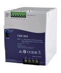 Heavy Duty 960 Watt 24 Volt 40 Amp Industrial Din Rail Power Supply Featuring Active Pfc And Smooth Three Phase 340 To 550 Vac Input.