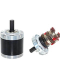 42mm Planetary Gearbox Reducer For 775 795 895 DC Motors Beefy Torque Planetary Gear Motor With 17.5mm Shaft 1 To 515.6 Gear Reduction