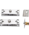 Heavy Duty Pivot Hinge For Wood Doors Up To 220 Lbs Jeffergarden Stainless Steel Hidden Door Hinge with 360 Degree Rotation
