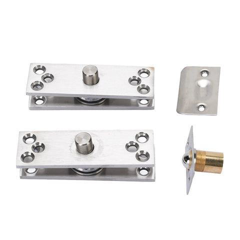 Heavy Duty Pivot Hinge For Wood Doors Up To 220 Lbs Jeffergarden Stainless Steel Hidden Door Hinge with 360 Degree Rotation