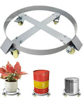 Built Like A Tank 30 Gallon Drum Dolly With 400 Pound Capacity And Rock Solid Anti Tip Frame Featuring Ultra Smooth Swivel Casters.