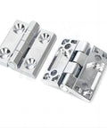Stainless Steel Corner Door Hinges Set Of 2 50x50 Hardware Cabinet Folding Hinges with rust resistant finish.