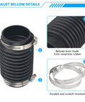 Exhaust Bellows Boot For Alpha Gen 1 And 2 And Bravo 1 2 3 Outdrives Replacement Marine Exhaust Hose with clamps