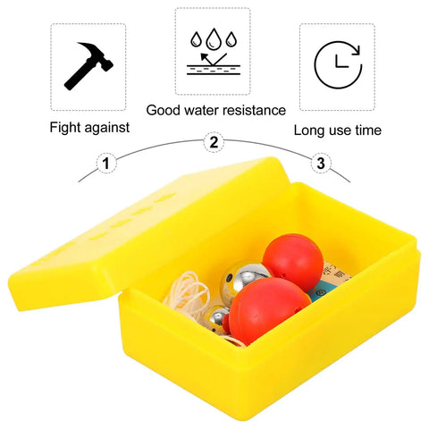 Hands On Pendulum Acceleration Measurement Physics Kit For Classrooms, yellow box with red balls, portable science tool