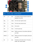 High Precision Peltier Temperature Controller With PID Thermostat For Industrial Digital Temperature Control, DC 5 To 24V, Up To 15A Output, NTC Sensor Accurate To 0.05 C, Stable Cooling And Heating Regulation, circuit board with fan and terminals