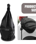 Badass Waterproof EV Charger Port Cover With Smack Shut Magnetic Lock For Electric Cars And Hybrids shown in size 11.81 inches, sleek black design.