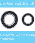 Upgrade Your Washing Game With Premium Tub Bearings And Seal Kit Compatible With Samsung Models Including DC97-17004A. Durable DC62-00156A parts shown in image.