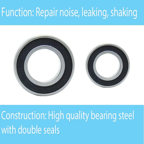 Upgrade Your Washing Game With Premium Tub Bearings And Seal Kit Compatible With Samsung Models Including DC97-17004A. Durable DC62-00156A parts shown in image.