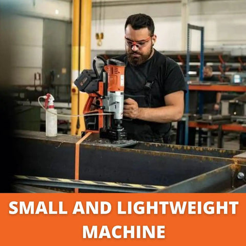 Professional using Built Tough Cordless Universal Base Drill With A Lightning Fast Brushless Motor and Two 8 Ah Batteries.