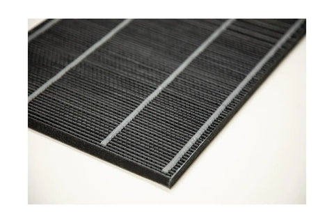 Activated Carbon Replacement Filter KC860U For Plasmacluster Air Purifier With Humidifying Function, close-up angle, black filter