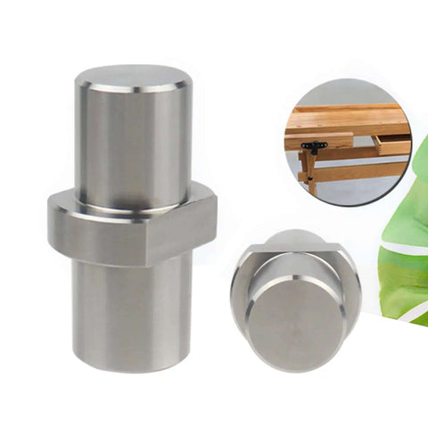 Stainless Steel Bench Dogs And Peg Brake Stops For Workbench Planing Stop And Table Positioning Clamp shown in 19-20mm size, side view