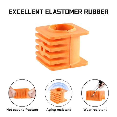 Upper Steering Bushing For 2000 2001 Sportsman 500 ATV Replacement Parts 5433415 5433416 Durable Elastomer Rubber, orange square design