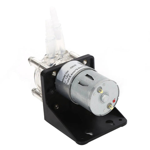 Domary Peristaltic Transfer Pump With 500Ml Min Flow Rate Perfect For Metering And Dosing Tasks Featuring Transparent Pc Body For Easy Monitoring Three Roller Head Design Reduces Pulsation Ensuring Stable Performance For Daily Liquid Handling Needs In