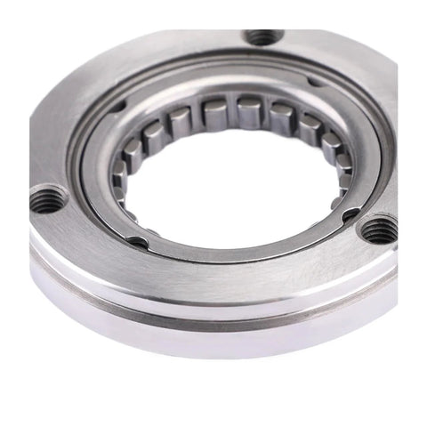 Close-up of one-way bearing gear for CH250 and NSS250 motorcycles, showing metal construction for smooth startup and quiet operation.