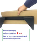 Bulletproof Heavy Duty Vertical Wall Mount Patch Panel Bracket Pack Of Two For 19 Inch Network Gear shown in easy-carry packaging.