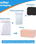 Packaging for Nissan Altima Front Bumper Tow Hook Cover Right Side 2013 2014 2015 with mailer and box