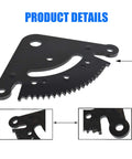 Steering Sector And Pinion Gear With Bushings Replacement Kit For LA Series Lawn Tractors gear plate detail
