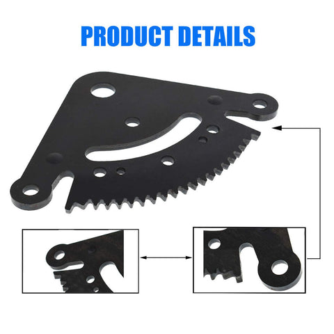 Steering Sector And Pinion Gear With Bushings Replacement Kit For LA Series Lawn Tractors gear plate detail