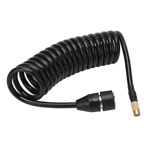Heavy Duty Car Air Pump Hose 9.84 Foot Flexible Rubber Extension Tube For Tire Nozzles Works With All Portable Air Compressor Leak Proof High Pressure Rated Auto Gear Upgrade Your Ride Tire Inflation Kits For Cars And Bikes Great Fit coiled black rubber hose