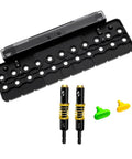 One Quarter Inch Shelf Pin Jig For Cabinets And Shelves Adjustable 5mm 0.2 Inch Hole Drill Guide With Standard 32mm Spacing
