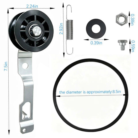 Washing Machine Idler Gear Kit Replacement Part 959P3 for Alliance and Speed Queen with belt tensioner components.