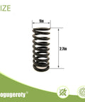 Front Upper Door Hinge Spring Replacement Kit 2 Pack for Chevrolet S10 Pickup 1994-2004, close-up dimensions 1in x 2.7in