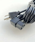 8 Foot Heavy Duty AC Power Cord For Scales And Food Price Displays Plug In Replacement Part Fits Digital Price Tags Produce Meat And Deli Counters 60Lb Capacity UL Listed RoHS Black